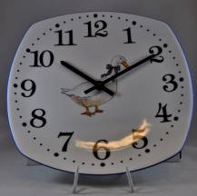 Obrázek k výrobku 2020 - Porcelánové hodiny Husa 26,5 cm