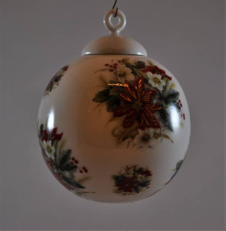 Obrázek k výrobku 2031 - Vánoční ozdoba koule porcelánová 6mm