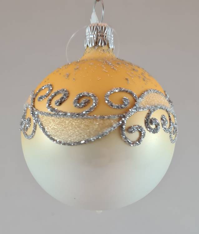 Obrázek k výrobku 1962 - Vánoční ozdoba koule zlatá malba