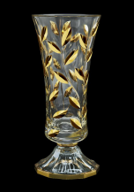 Obrázek k výrobku 2075 - Váza na noze Laurus 30 cm zlatá